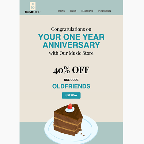 Congrats On Your Anniversary With Us